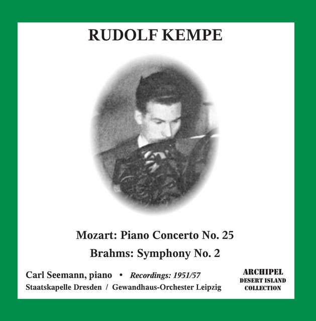 Mozart: Piano Concerto No. 25 in C Major, K. 503 – Brahms: Symphony No. 2 in D Major, Op. 73 - Gewandhausorchester
