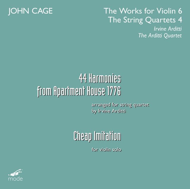 Cage: The Works for Violin, Vol. 6 & The String Quartets, Vol. 4 - John Cage