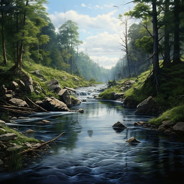 Water Music Waves: Sleep's Serene Symphony - Atmospheric Force