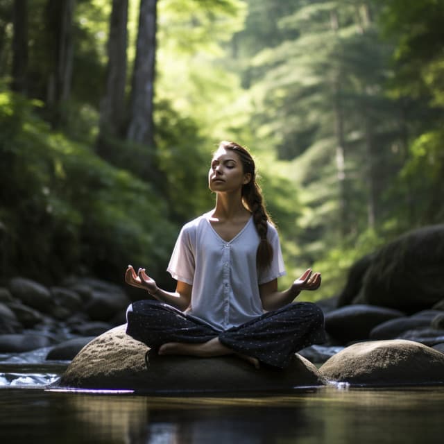 Stream Relaxation: Solace in Quiet Ripples - Relax with Waves