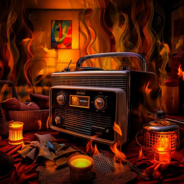 Fire Echoes: Elemental Soundscapes - Binaural Beats Noise