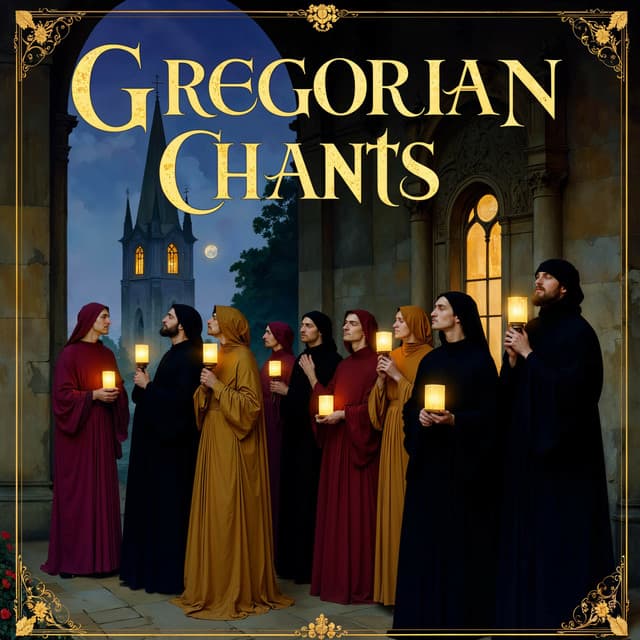 Gregorian Chants with Cathedral Ambience and Echoes - Gregorian Chanting Monks