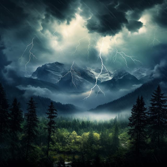 Tonos De Masaje De Truenos: Relajación Binaural - Ondas Alfa Ondulantes