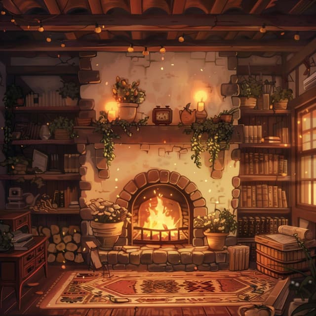 Llamas Apacibles: Pulso De Relajación Del Fuego - Actitud Relajada