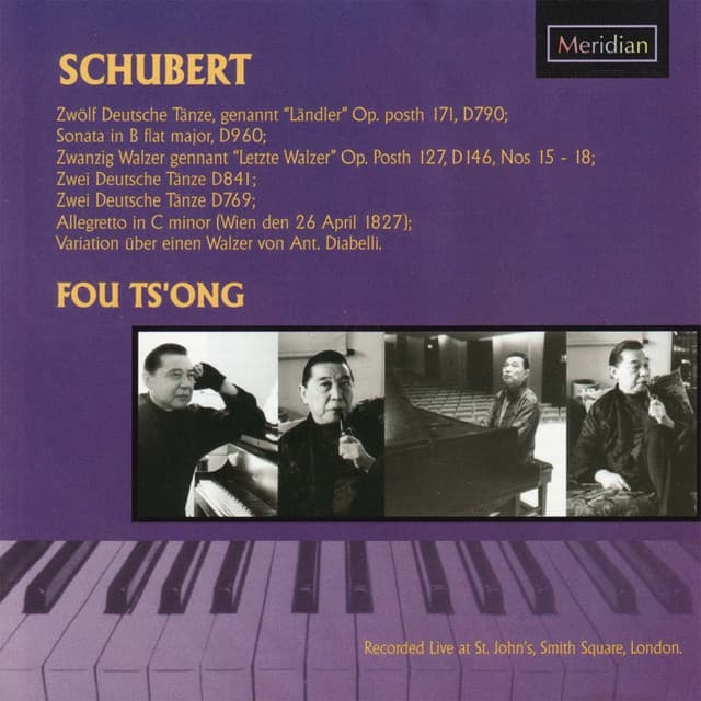 Schubert: Fou Ts'ong in Concert - Franz Schubert