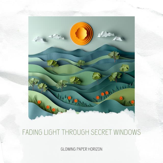 Fading Light Through Secret Windows - Glowing Paper Horizon
