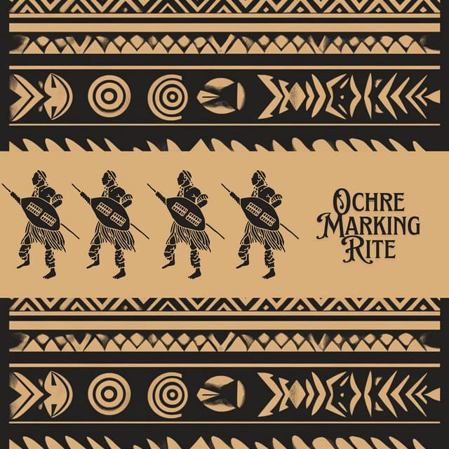 Ochre Marking Rite - Australian Tribe