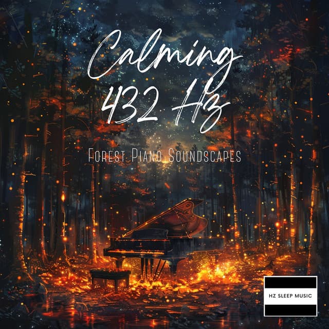 Calming 432 Hz Forest Piano Soundscapes - Hz Sleep Music