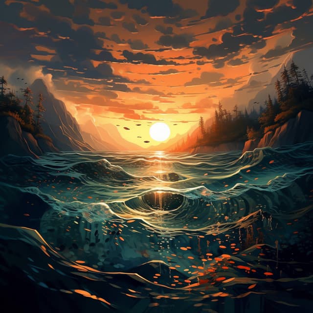 Serenidad Acuática: Música Ambiental De Agua Para La Meditación En La Naturaleza - Reiki Consorte de Curación