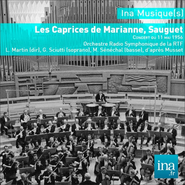 Les Caprices de Marianne, Henri Sauguet , O. Radio Symphonique de la RTF - L. Martin - Henri Sauguet
