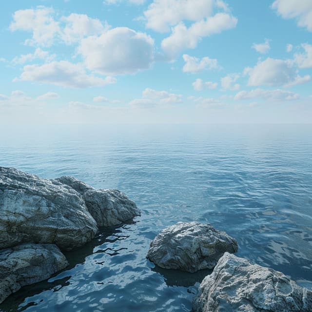 Binaural Ocean Calm for Relaxation - Relaxing Music for Stress Relief
