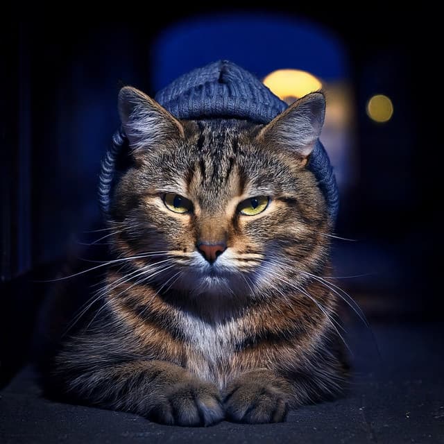 Cats' Chill Vibes: Gentle Hip Hop Beats - Relaxing Music for Cats