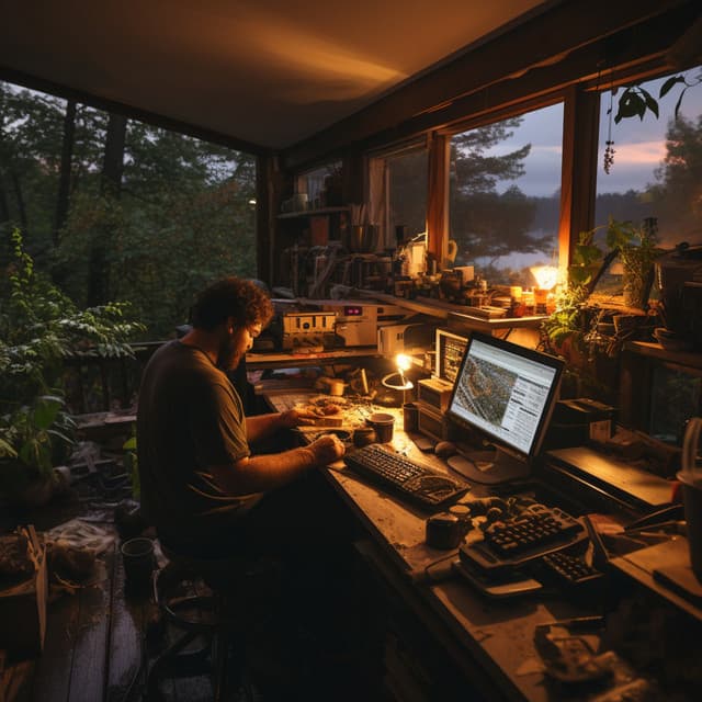 Tonos De Lluvia Para Dominar Las Tareas: Música Para Aliviar El Estrés En El Trabajo - Pensamientos de ensueño