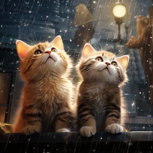 Rainfall Pet's Dreamy Melodies: Music in the Rain - Deep Sleep Rain & Thunder