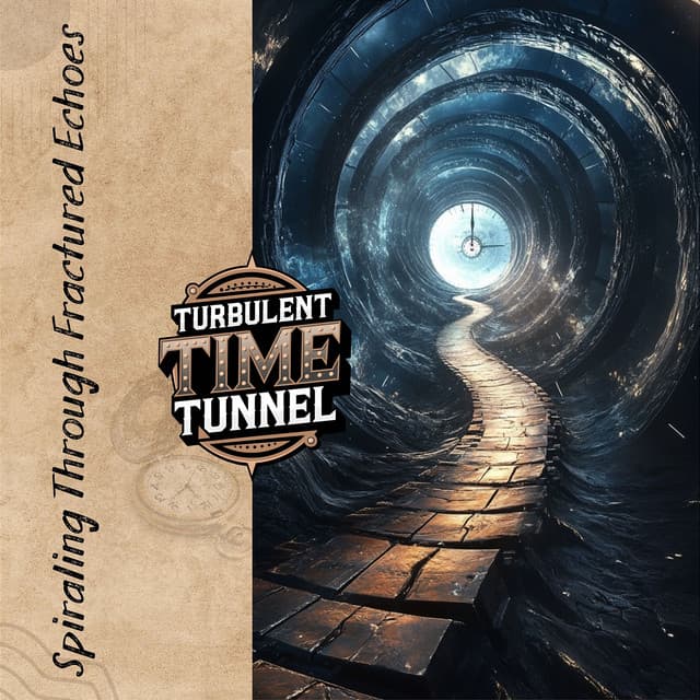Spiraling Through Fractured Echoes - Turbulent Time Tunnel