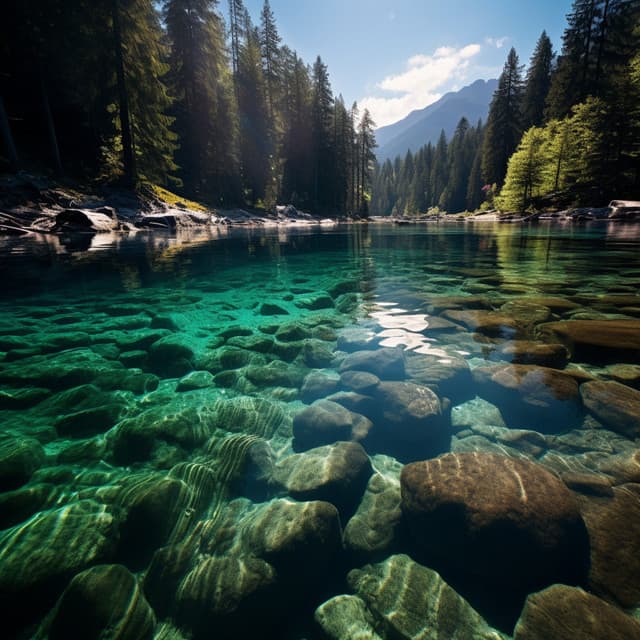 Relajación Del Río: Madrigal De Las Aguas Armónicas Del Río - Tesoros del bosque