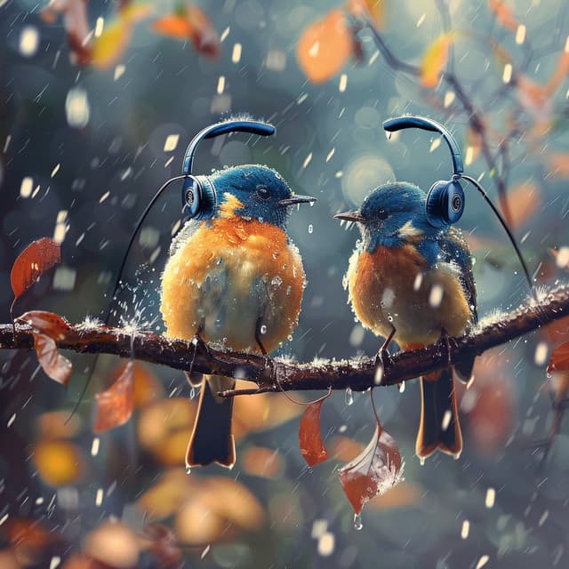 Rain Echoes: Binaural Birds in Nature's Melody - 80 88 Hz - Binaural Collective