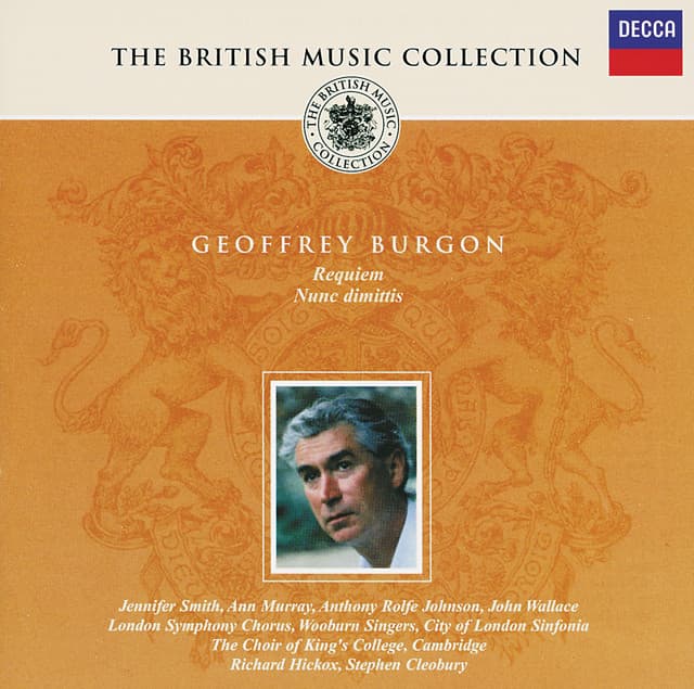 Burgon: Requiem; Nunc dimittis - Geoffrey Burgon