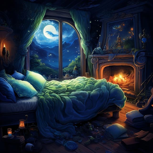 Fireside Sleep Harmony: Serene Melodies - Mother Nature Sound FX
