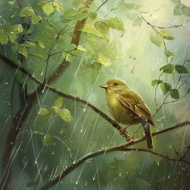 Melodías De Lluvia Binaural: Aves Y Armonía De La Naturaleza - 92 96 Hz - somnografía