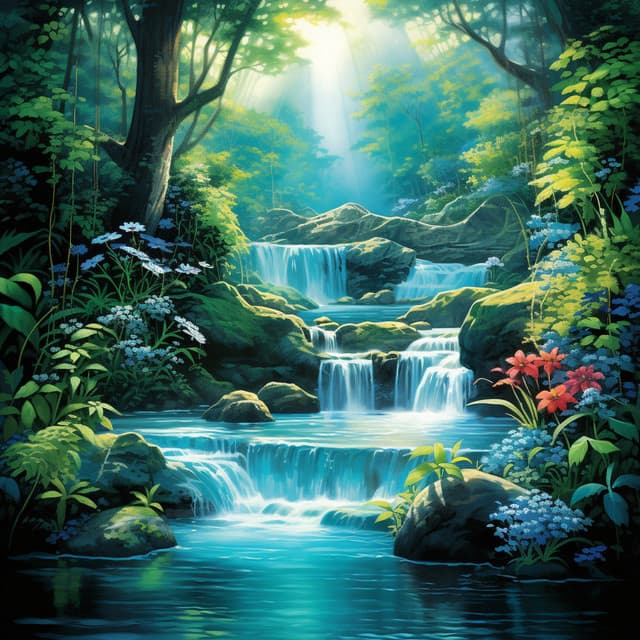 Peaceful Rapids: Melodic Flowscapes - The Natural Healing