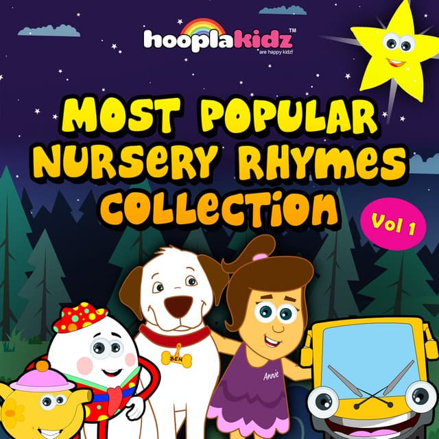 Most Popular Nursery Rhymes Collection, Vol. 1 - HooplaKidz