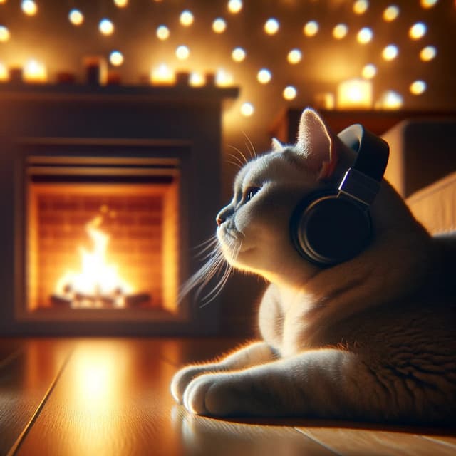 Feline Flicker: Soothing Fire Tunes for Cats - Epic Soundscapes