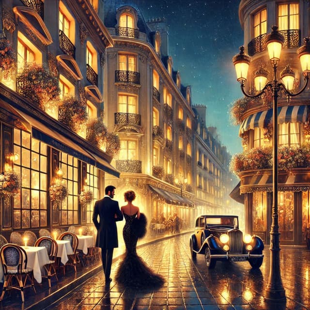 Late Paris Nights: Elegant Sax Lounge for Unforgettable Moments - Paris Restaurant Piano Music Masters