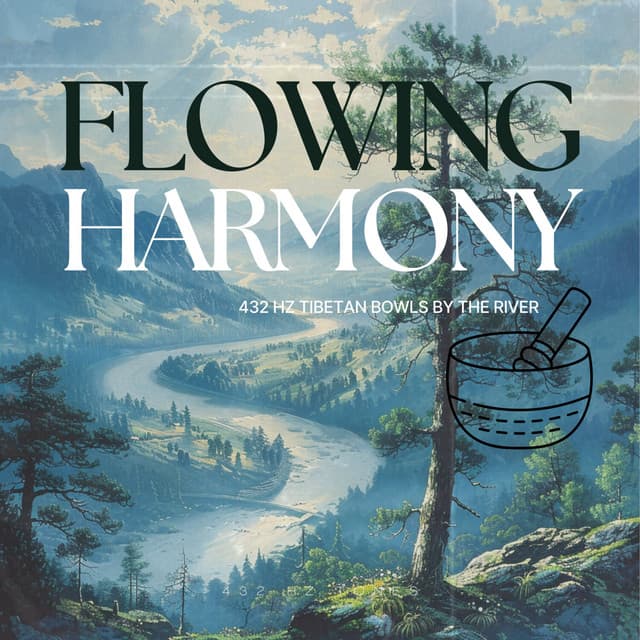 Flowing Harmony: 432 Hz Tibetan Bowls by the River - 432 Hz Tones