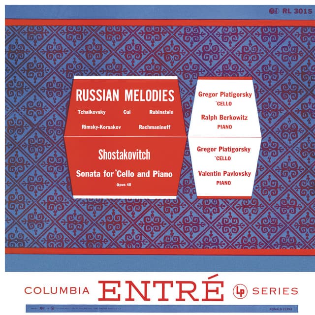 Russian Melodies - Gregor Piatigorsky