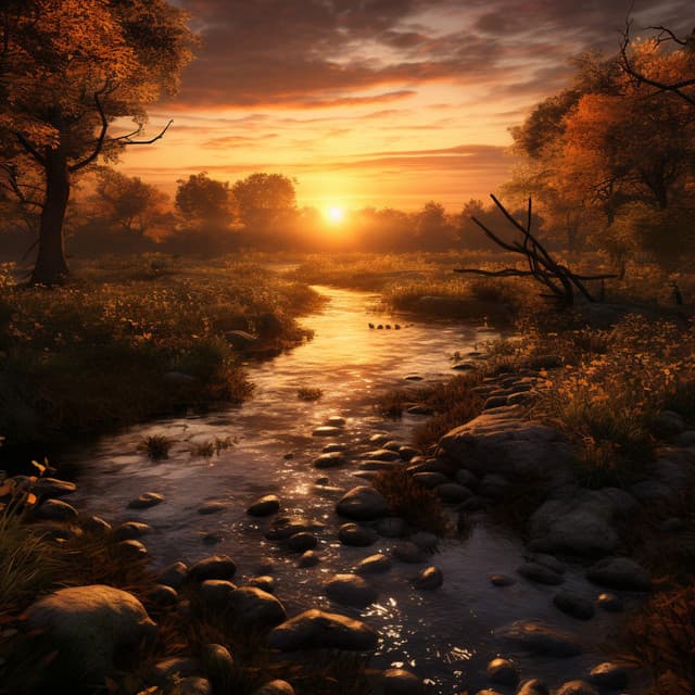 Cuarteto Sereno Del Agua: Melodías Tranquilas Del Río - Sonidos de la naturaleza báltica