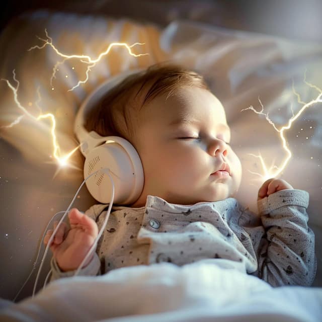 Binaural Thunder Lullabies: Baby Sleep Echoes - Heavenly Lullaby