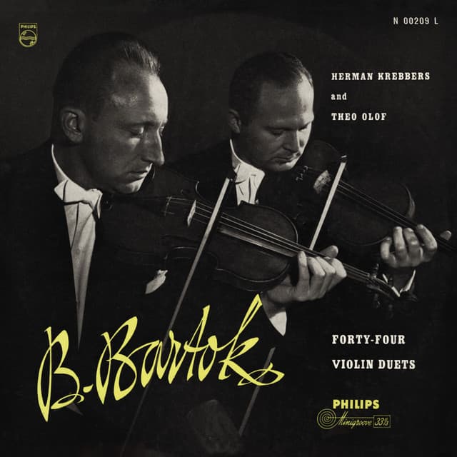 Bartok: 44 Duos for Two Violins - Béla Bartók