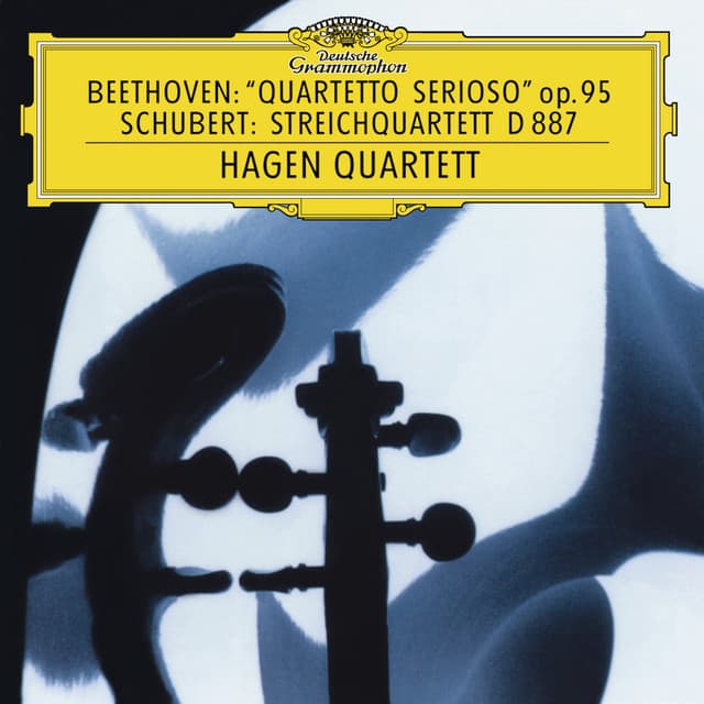 Beethoven: String Quartet No. 11 in F Minor, Op. 95 "Serioso" / Schubert: String Quartet in G, D. 887 - Hagen Quartett