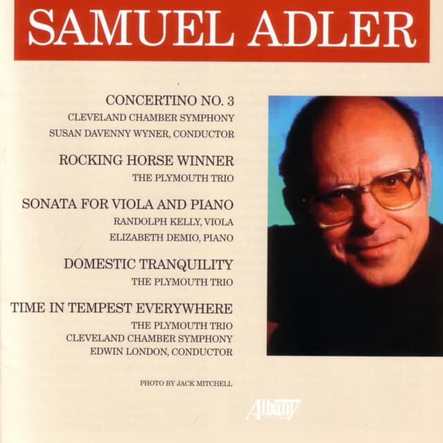 Chamber Works - Samuel Adler