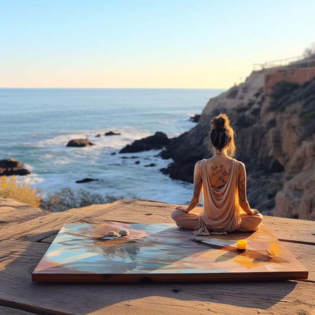 Música De La Costa Tranquila: Melodías Oceánica Para El Enfoque - Santuario de Música de Limpieza de Chakras