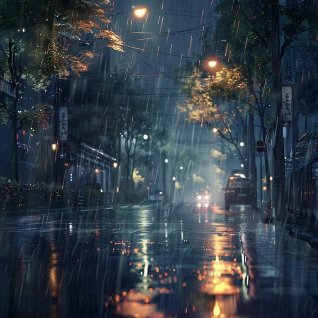 Serene Meditation: Rain's Chill Ambient Sounds - Calming Meditation
