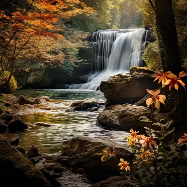 Serene Waterfall Meditation: Natural Sound for Mindfulness - Meditation Music Playlist