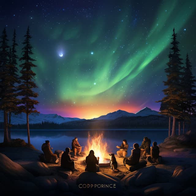 Starlight and Smoke: Calming Binaural Soundscapes for Deep Relaxation by the Fire - Theta Aum