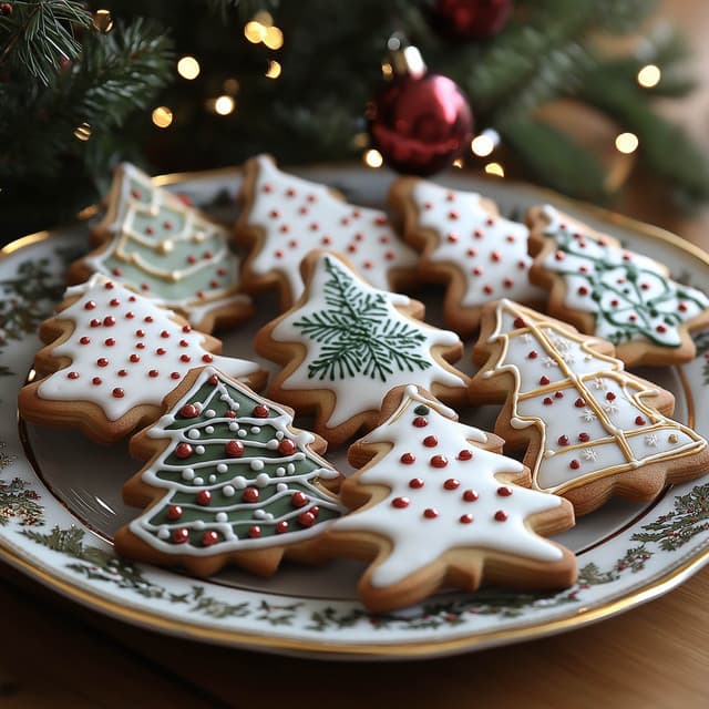 Cookies on The Tray Christmas Eve - Starry Skies Christmas