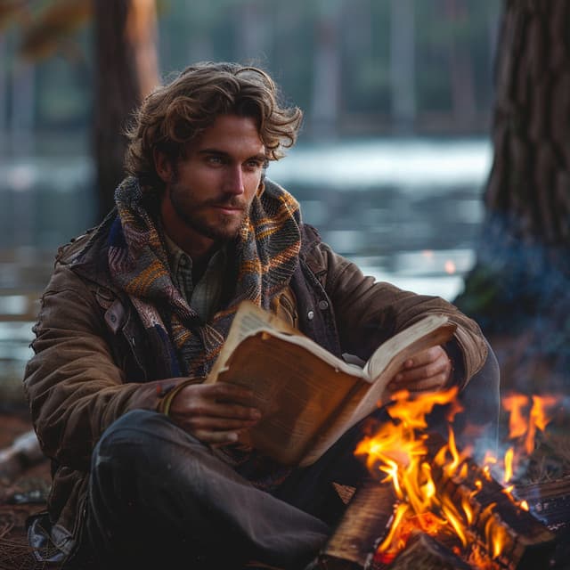 Estudio De Fuego Cálido: Llamas Relajantes Para Concentrarse - Vibraciones de disciplina