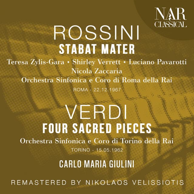 ROSSINI: STABAT MATER; VERDI: FOUR SACRED PIECES - Gioacchino Rossini