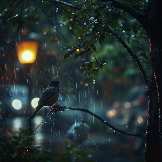 Peaceful Binaural Relaxation with Rain Nature and Birds - Earth Frequencies