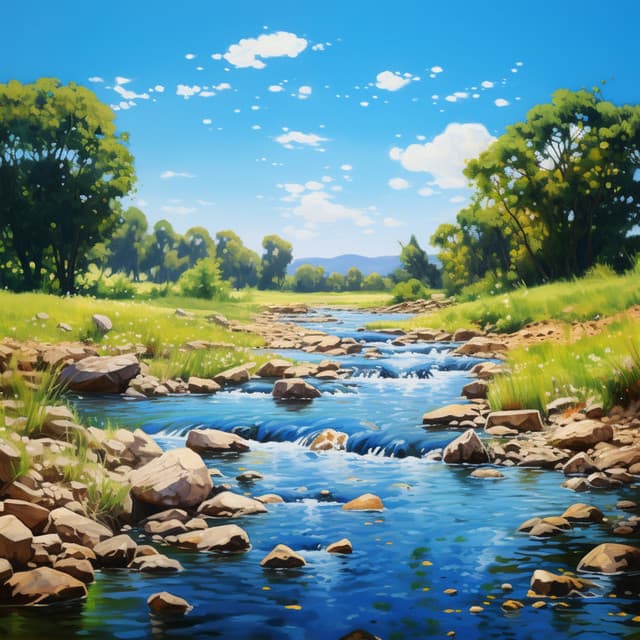 Flowing Tranquility: Chill Tunes by the River - The Nature Soundscapes