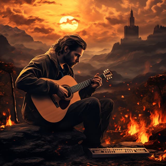 Studious Blaze: Fire Study Etude - Mindsync Studios