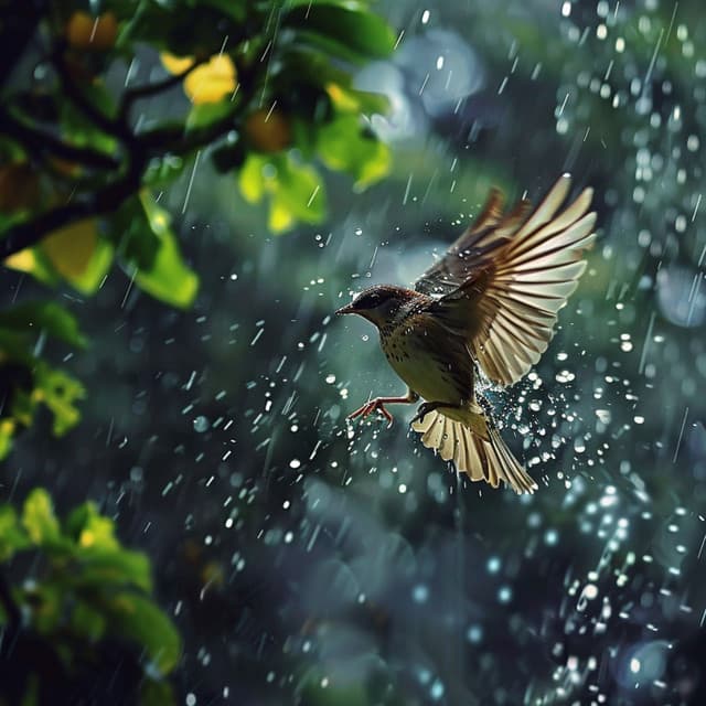 Nature's Sleep Symphony: Binaural Rain and Bird Sounds - Only Sleep