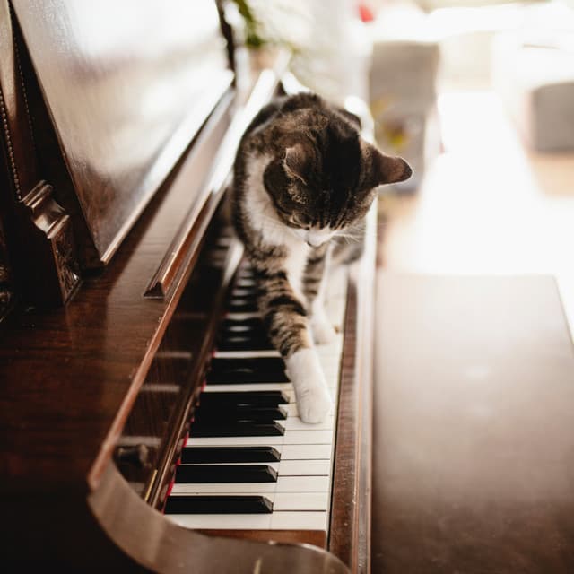 Piano Cat Serenades: Whispers of Feline Harmony - Piano for cats