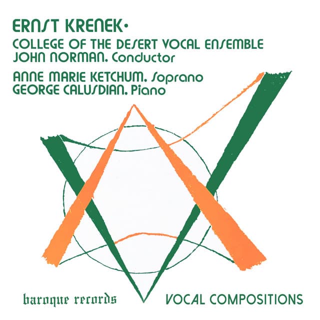 Vocal Compositions - Ernst Krenek