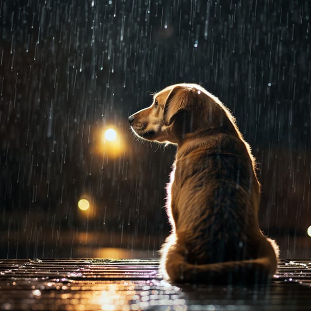 Salpicaduras De Lluvia: Coro Calmante Para Mascotas - Bosque Ocupado