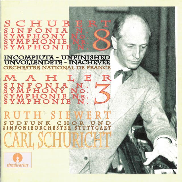 Schubert: Symphony No. 8 in B Minor "Unfinished" - Mahler: Symphony No. 3 in D Minor - Orchestre National De France